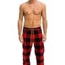 MEN'S PLAID LODGE PANT - BUFFALO PLAID Mens Sweatpants Aviator Nation 