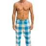 MEN'S PLAID LODGE PANT - HAYDEN PLAID Mens Sweatpants Aviator Nation 