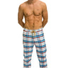 MEN'S PLAID LODGE PANT - MONTAUK PLAID Men's Sweatpants Aviator Nation 