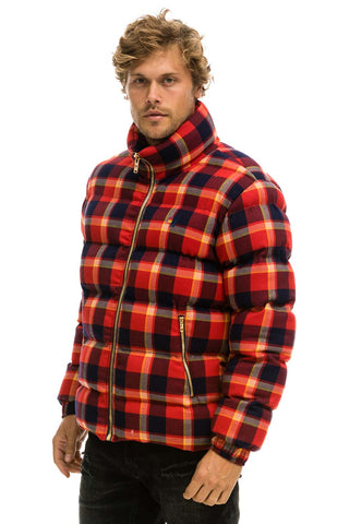 MEN'S PLAID TRAVELER JACKET - RUGBY PLAID Jacket Aviator Nation 