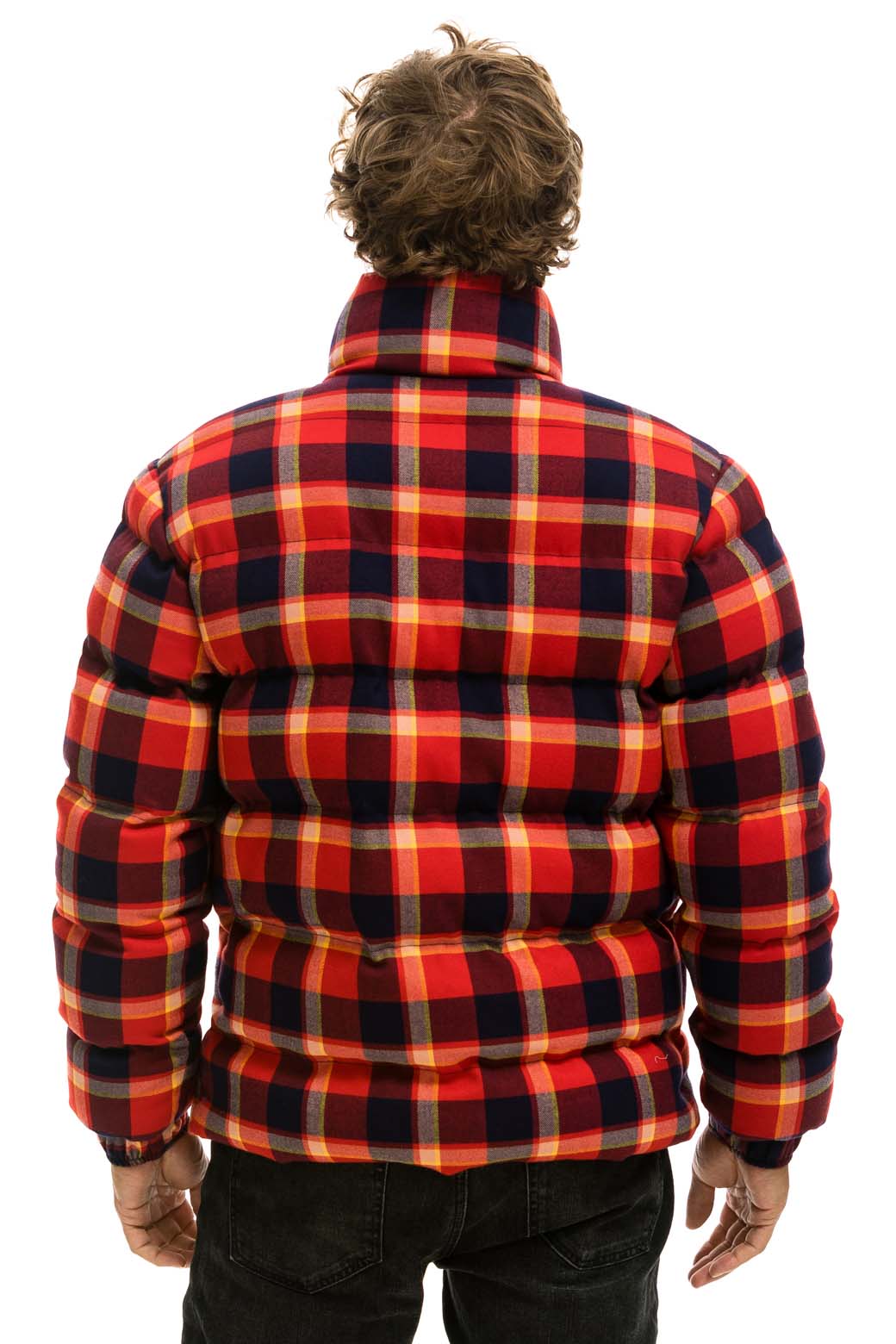 MEN'S PLAID TRAVELER JACKET - RUGBY PLAID Jacket Aviator Nation 