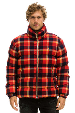 MEN'S PLAID TRAVELER JACKET - RUGBY PLAID Jacket Aviator Nation 