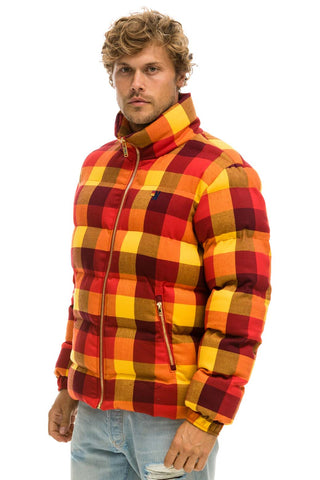MEN'S PLAID TRAVELER JACKET - SURFY PLAID Jacket Aviator Nation 