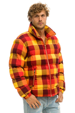 MEN'S PLAID TRAVELER JACKET - SURFY PLAID Jacket Aviator Nation 