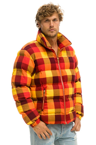 MEN'S PLAID TRAVELER JACKET - SURFY PLAID Jacket Aviator Nation 