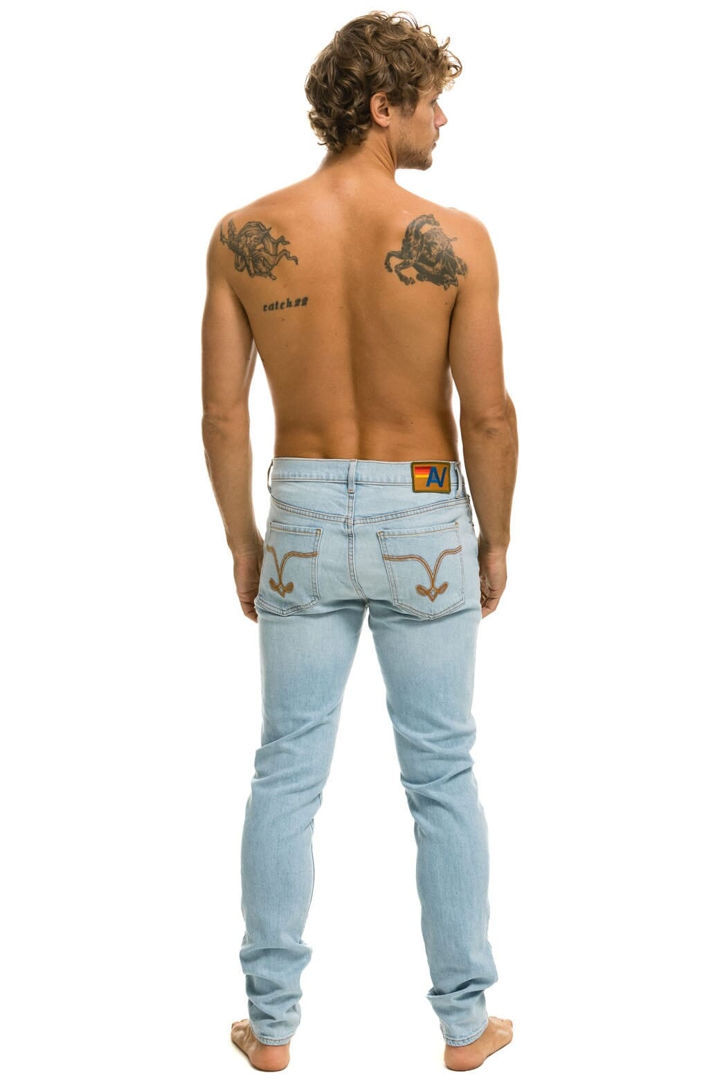 MEN'S SLIM FIT SURFER DENIM JEAN - SUPER LIGHT Men's Jeans Aviator Nation 