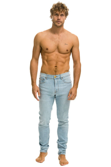 MEN'S SLIM FIT SURFER DENIM JEAN SUPER LIGHT – Aviator Nation