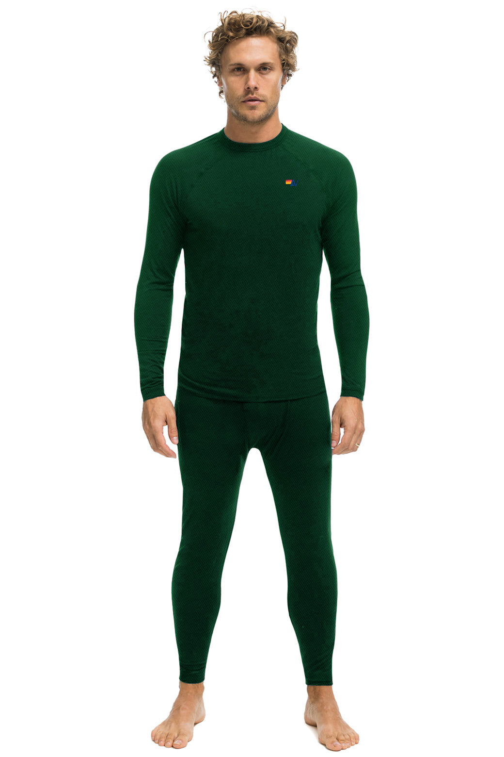 MEN&#39;S THERMAL BASE LAYER SET - FOREST BASE LAYER Aviator Nation 