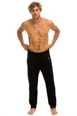 MEN'S VINTAGE CABIN CASHMERE SWEATER PANT - BLACK WOMENS Aviator Nation 