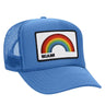 MIAMI RAINBOW TRUCKER HAT HATS Aviator Nation OS LIGHT BLUE 