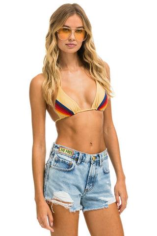 MID RISE BOYFRIEND CUTOFF JEAN SHORTS - SUPER LIGHT Denim Shorts Aviator Nation 