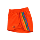 NEW WOMEN'S 5 STRIPE FLEX BOARD SHORTS - ORANGE // RAINBOW Women's Board Shorts Aviator Nation 