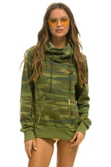 NINJA PULLOVER HOODIE - CAMO Hoodie Aviator Nation 