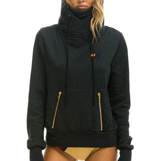 NINJA PULLOVER HOODIE - CHARCOAL Hoodie Aviator Nation 