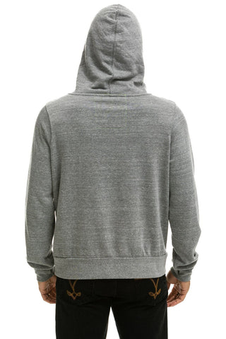 NINJA PULLOVER HOODIE - HEATHER GREY Hoodie Aviator Nation 