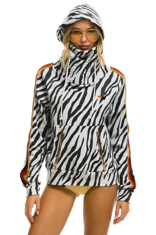 NINJA PULLOVER HOODIE - ZEBRA Hoodie Aviator Nation 