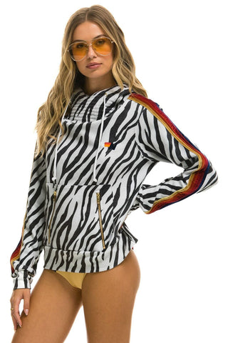 NINJA PULLOVER HOODIE - ZEBRA Hoodie Aviator Nation 