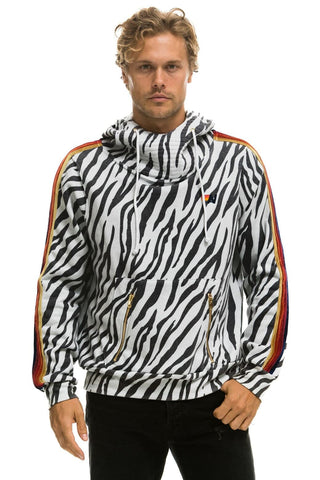 NINJA PULLOVER HOODIE - ZEBRA Hoodie Aviator Nation 