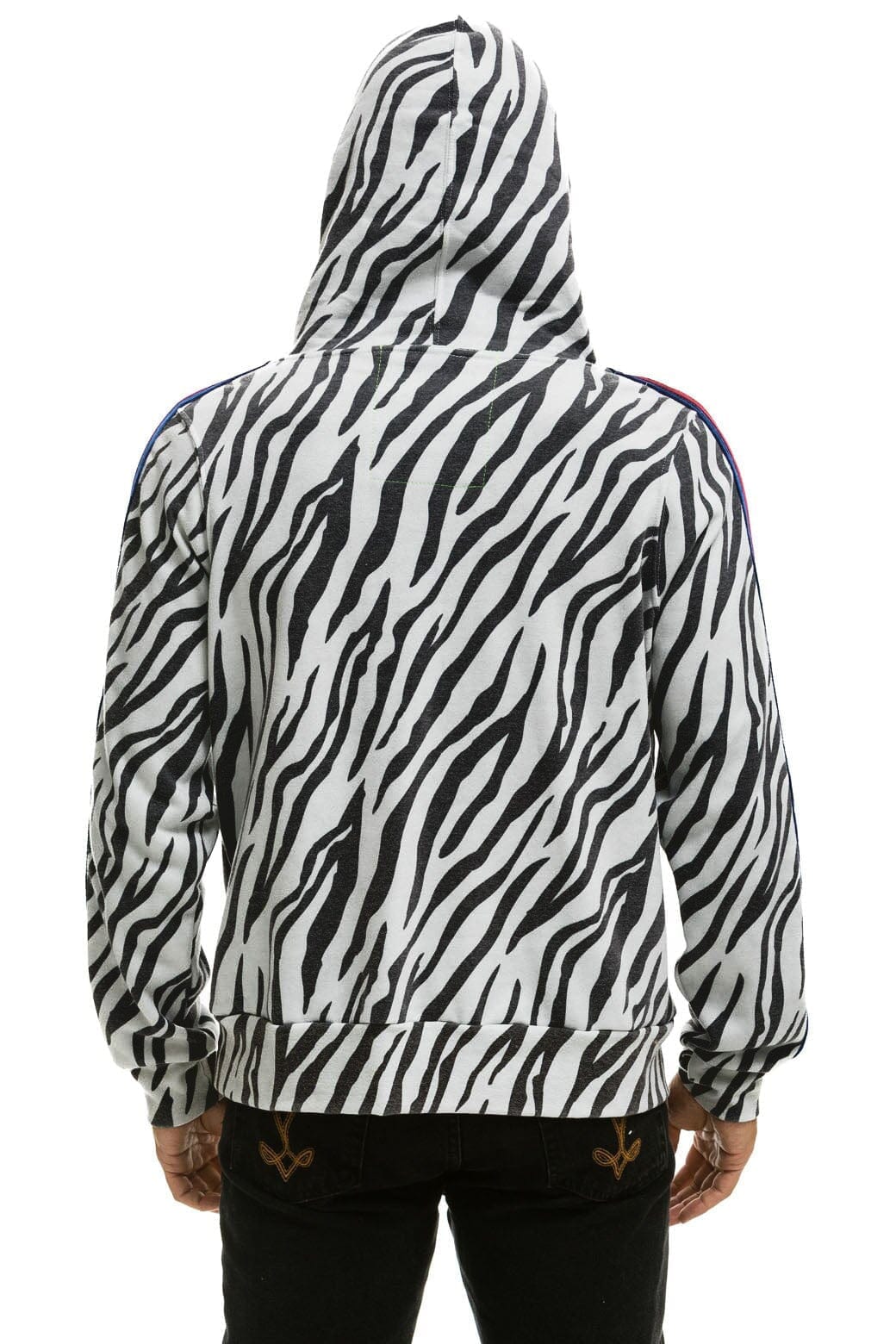 NINJA PULLOVER HOODIE - ZEBRA Hoodie Aviator Nation 