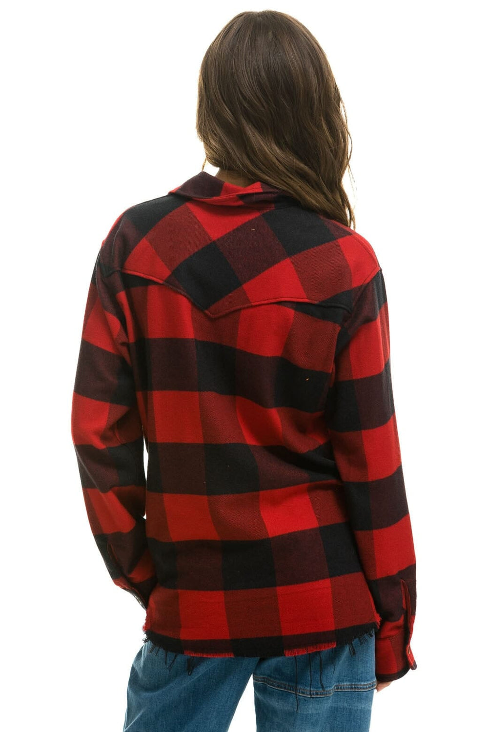 Buffalo Plaid Flannel Western Shirt