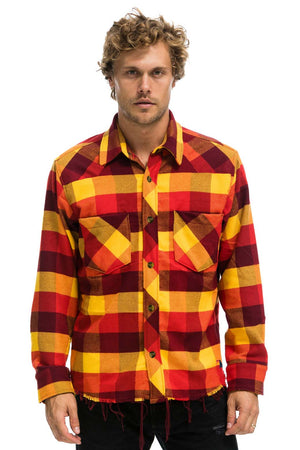 PLAID FLANNEL WESTERN SHIRT - SURFY PLAID
