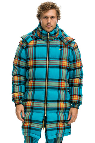 PLAID UNISEX LONG TREKKER JACKET - JACKSON PLAID Jacket Aviator Nation 