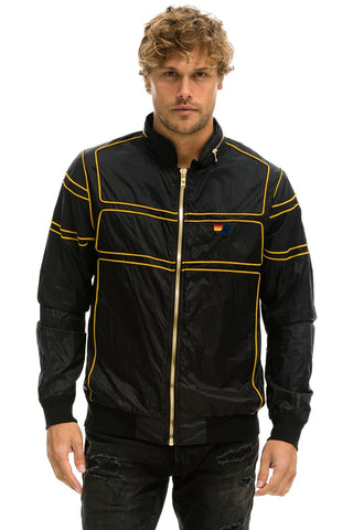 RACER JACKET - BLACK Men's Outerwear Aviator Nation 