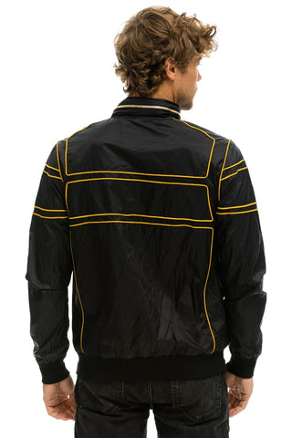 RACER JACKET - BLACK Men's Outerwear Aviator Nation 
