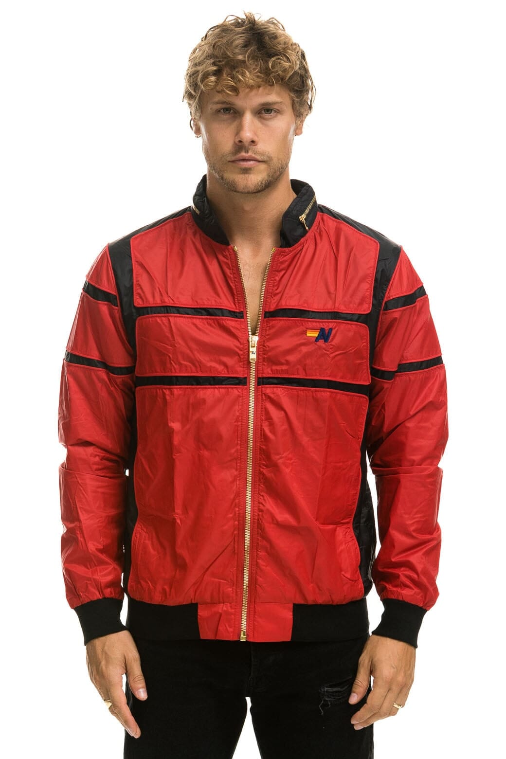RACER JACKET - CHERRY Men's Outerwear Aviator Nation 