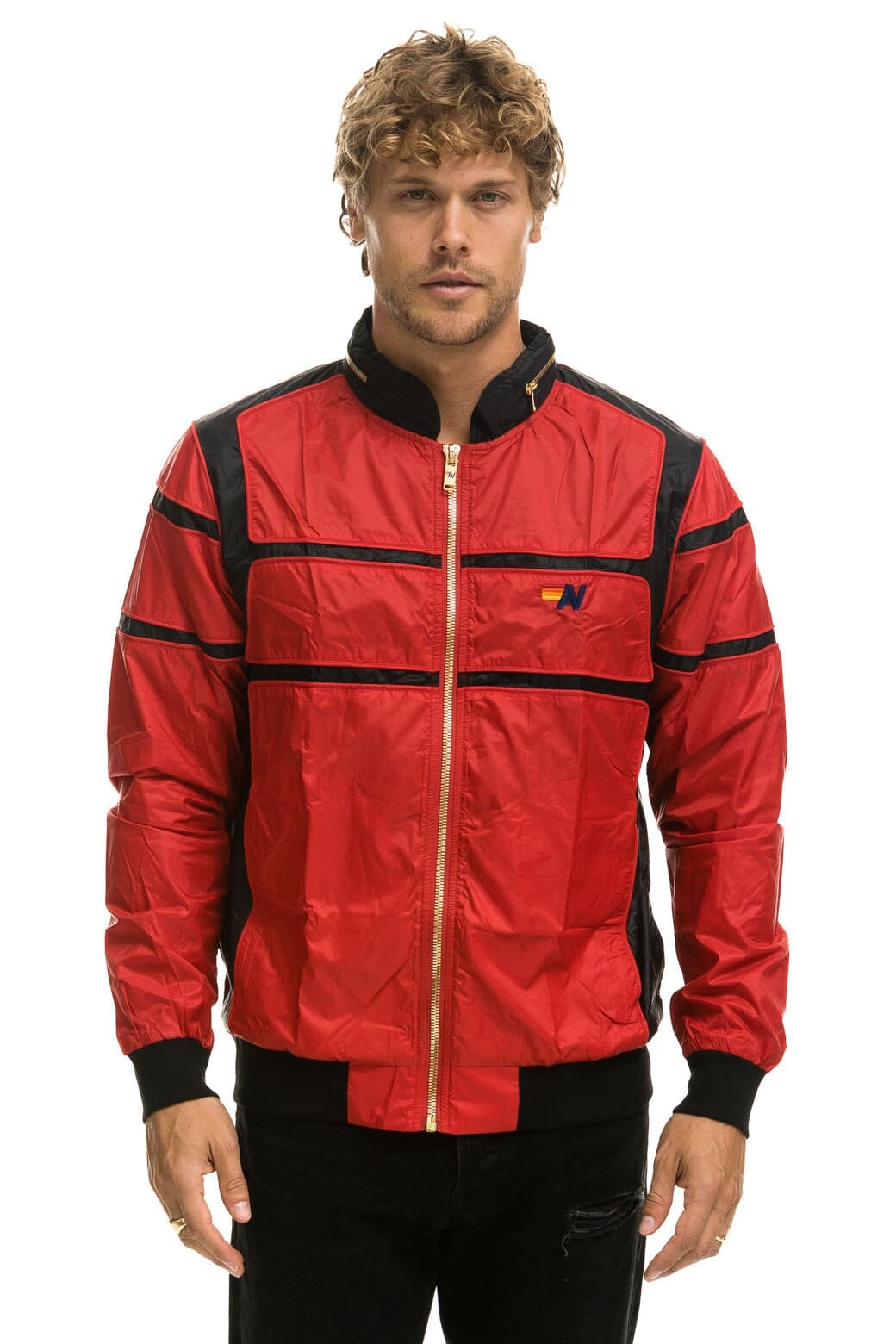 RACER JACKET - CHERRY Men's Outerwear Aviator Nation 