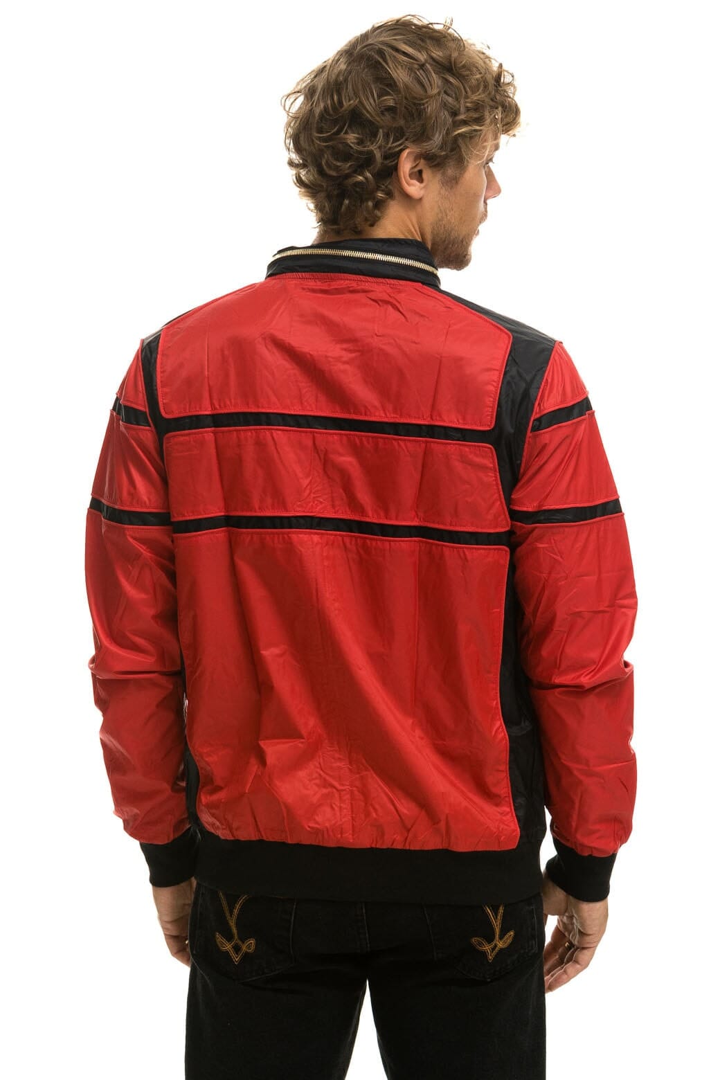 RACER JACKET - CHERRY Men's Outerwear Aviator Nation 