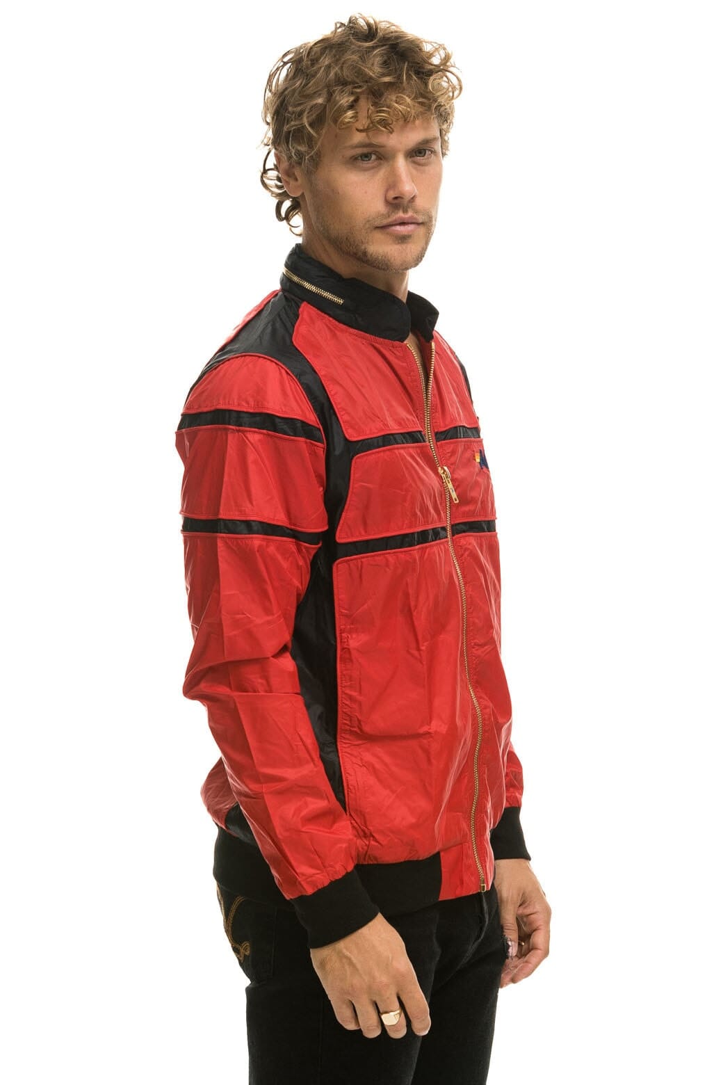 RACER JACKET - CHERRY Men's Outerwear Aviator Nation 