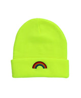 RAINBOW BEANIE - NEON YELLOW Beanie Aviator Nation 