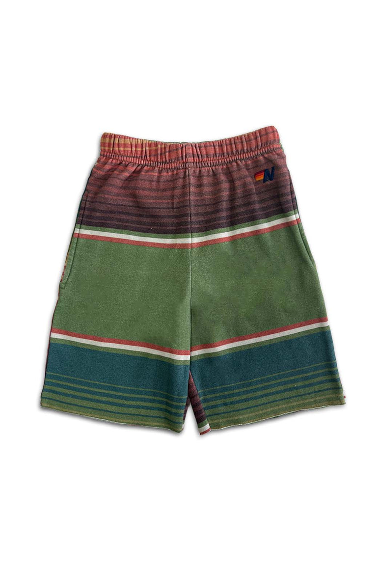 SERAPE KIDS SWEATSHORTS - JUNGLE GREEN Kids Shorts Aviator Nation 