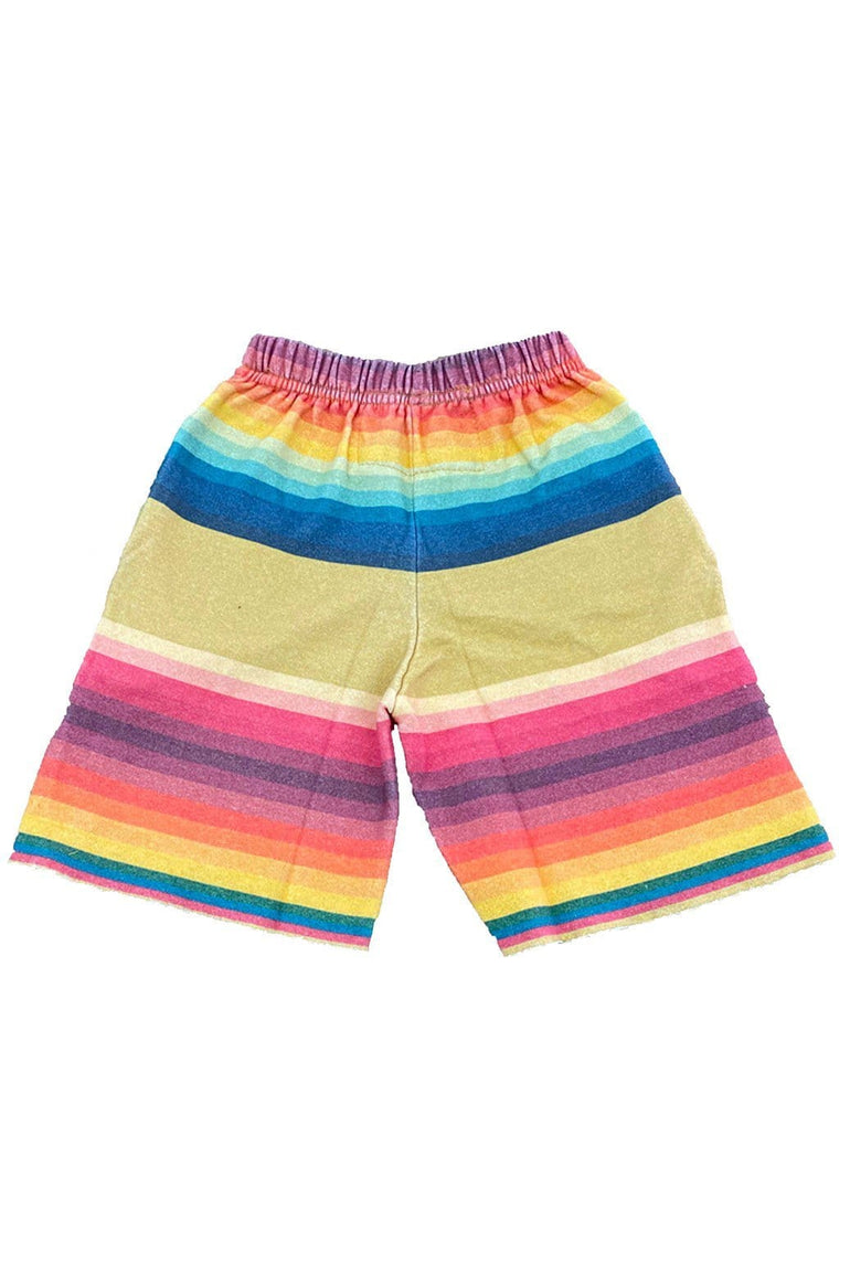 SERAPE KIDS SWEATSHORTS - LIGHT KHAKI Kids Shorts Aviator Nation