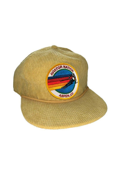 Aviator Nation Aspen Cap in Gold/Yellow Corduroy Aviator Nation Aspen Cap in Gold/Yellow Corduroy main image 2