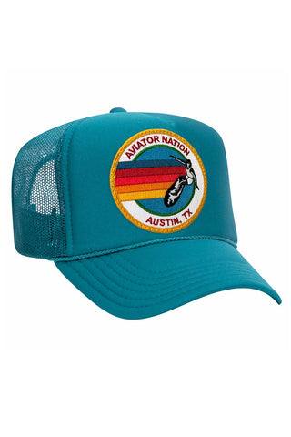 SIGNATURE AUSTIN TRUCKER HAT HATS Aviator Nation JADE 