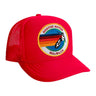 SIGNATURE BU - KIDS VINTAGE TRUCKER HAT Kid's Hat Aviator Nation OS RED 