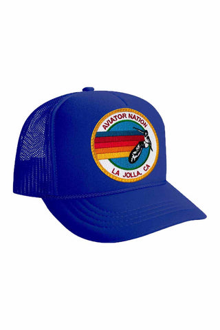 SIGNATURE LJ - KIDS VINTAGE FOAM TRUCKER Kid's Hat Aviator Nation OS ROYAL 