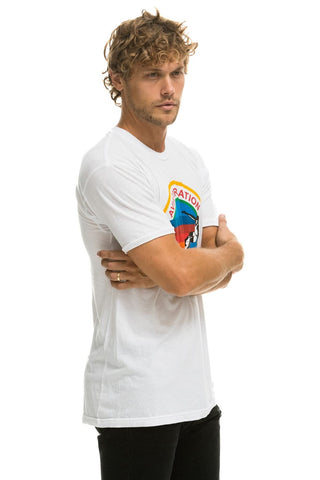 SIGNATURE TEE - WHITE Tees Aviator Nation 