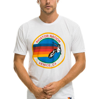 SIGNATURE TEE - WHITE Tees Aviator Nation 
