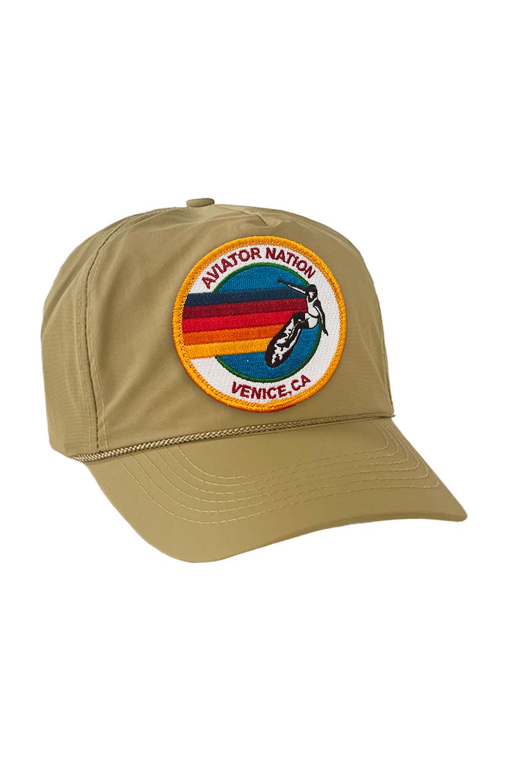 SIGNATURE VENICE VINTAGE NYLON TRUCKER HAT – Aviator Nation SIGNATURE VENICE VINTAGE NYLON TRUCKER HAT – Aviator Nation