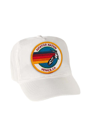 SIGNATURE - VINTAGE NYLON TRUCKER HAT HATS Aviator Nation 