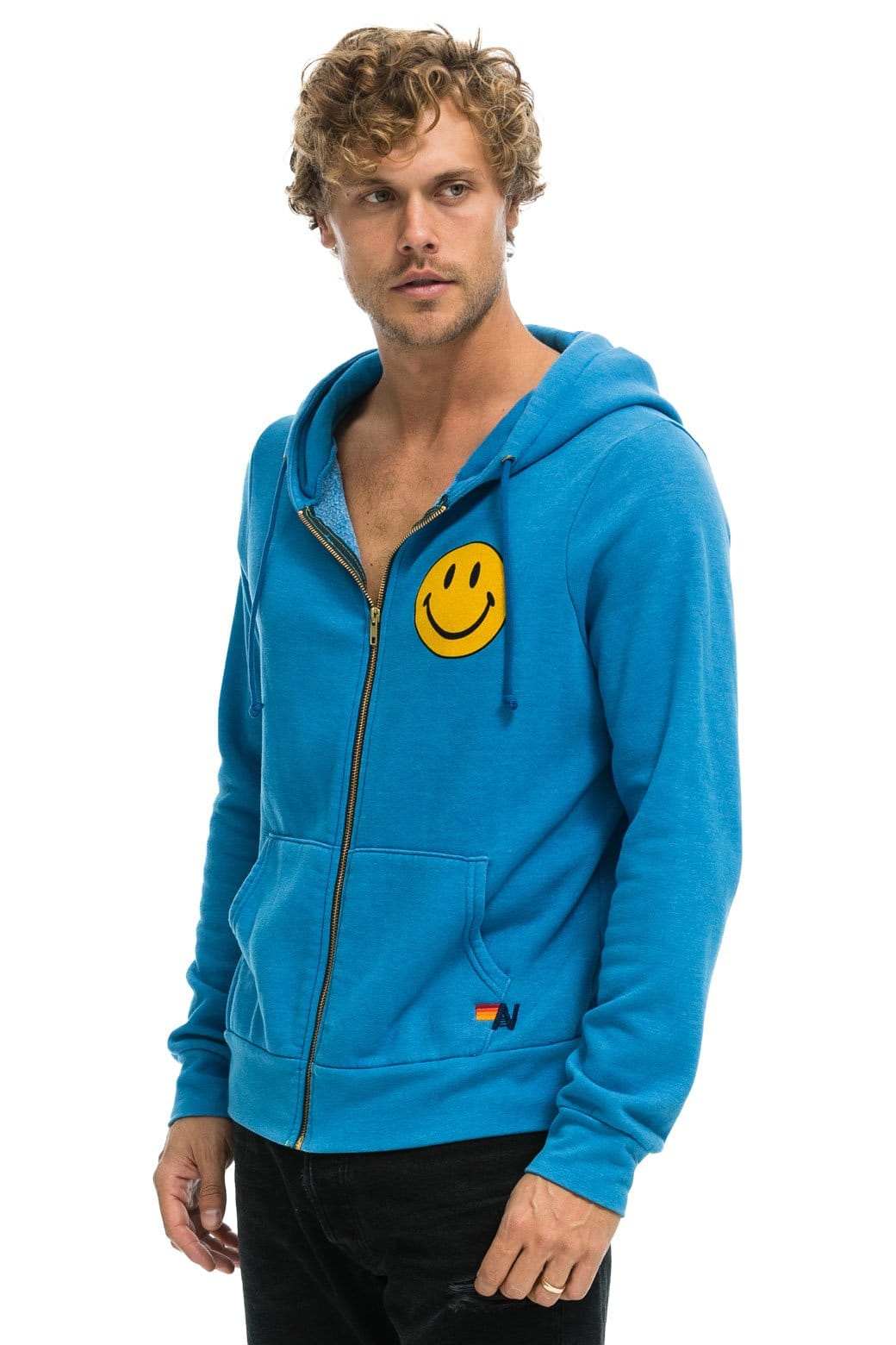SMILEY 2 HOODIE - OCEAN Hoodie Aviator Nation 