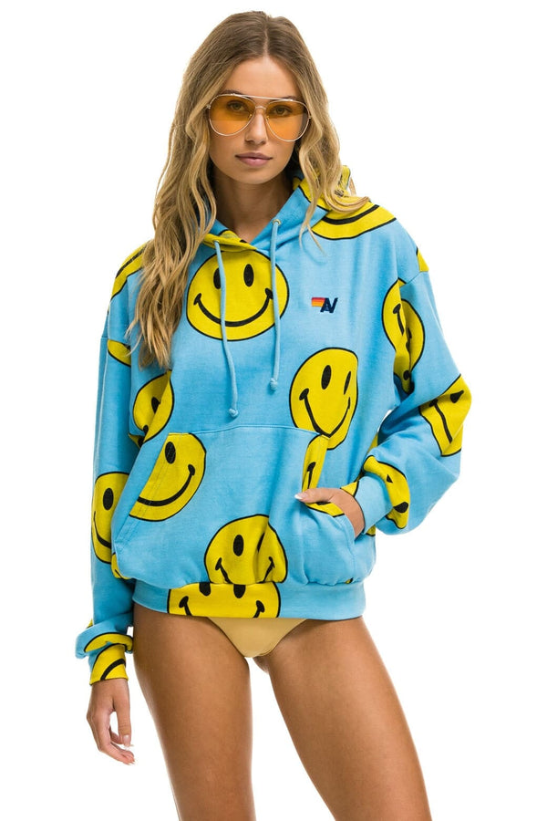 Smiley Skateboard Unisex Hoodie main image 1
