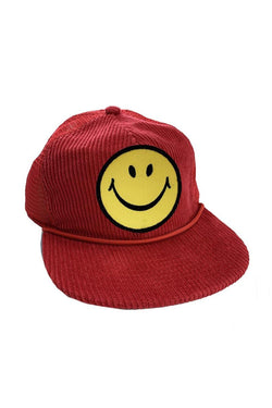 SMILEY - VINTAGE CORDUROY MESH TRUCKER HAT HATS Aviator Nation 