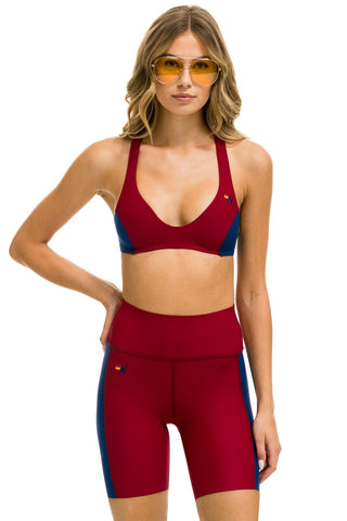 SPEED 6IN HI-RISE BIKER SHORT - BLAZE Women's Shorts Aviator Nation 