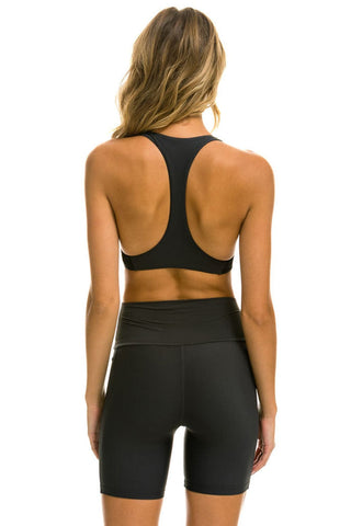 SPEED 6IN HI-RISE BIKER SHORT - TITANIUM Leggings Aviator Nation 