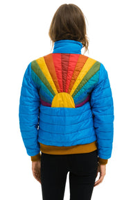 SUNBURST JACKET - BLUE CINA Women's Outerwear Aviator Nation 