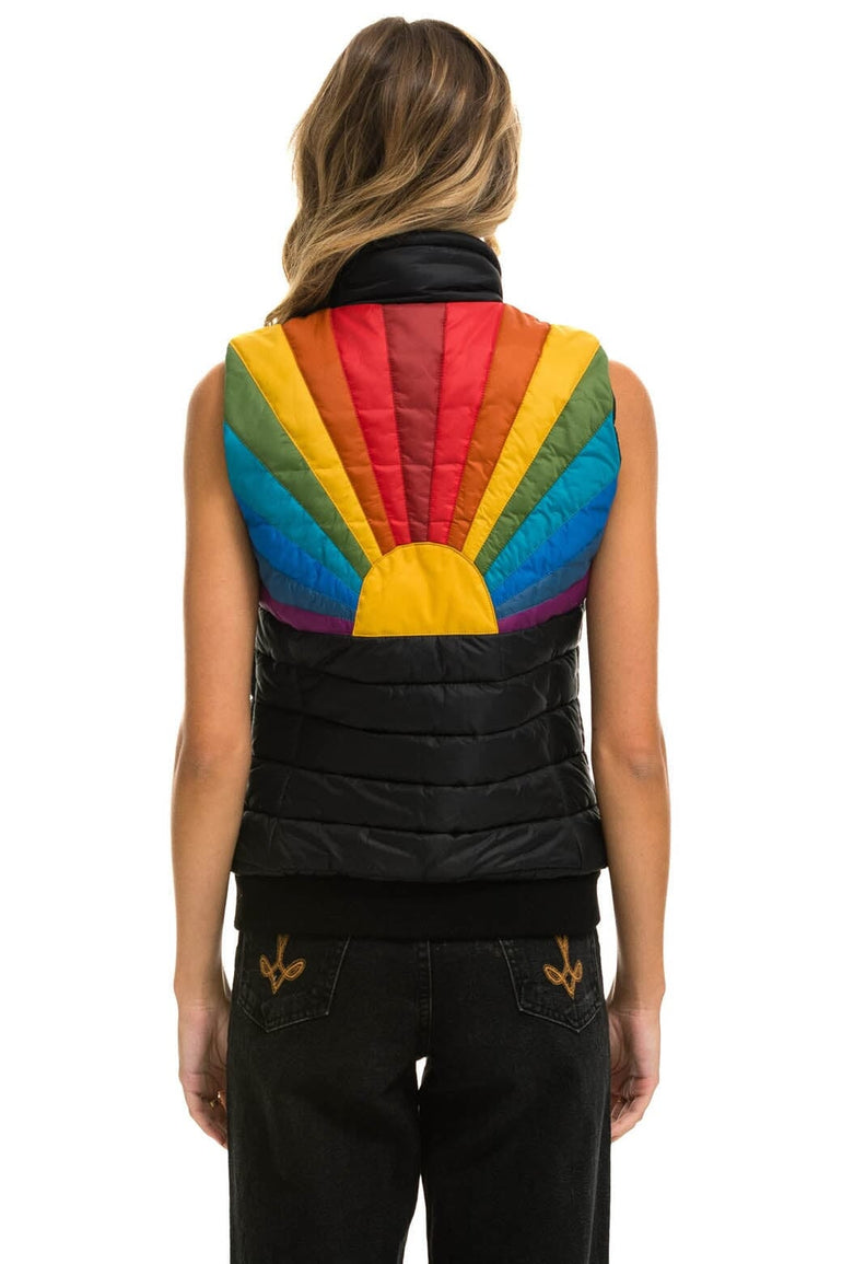 SUNBURST VEST - BLACK Women's Vest Aviator Nation 